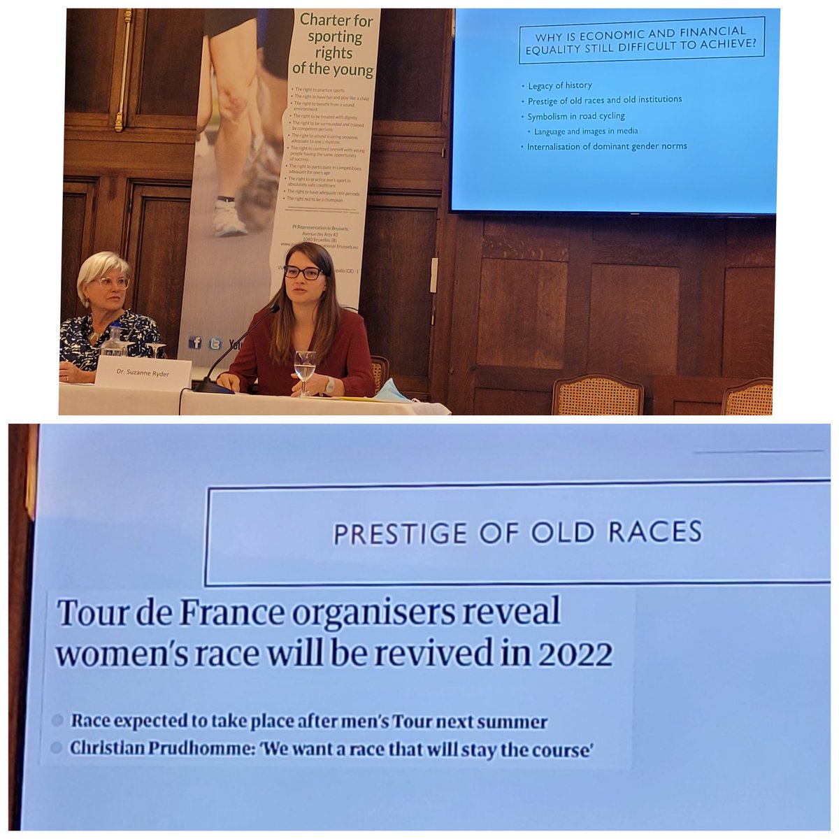 Suzanne Ryder: Towards economic and financial equality in woman's cycling. 
<a href="/PanathlonEU/">Panathlon International EU Brussels</a>