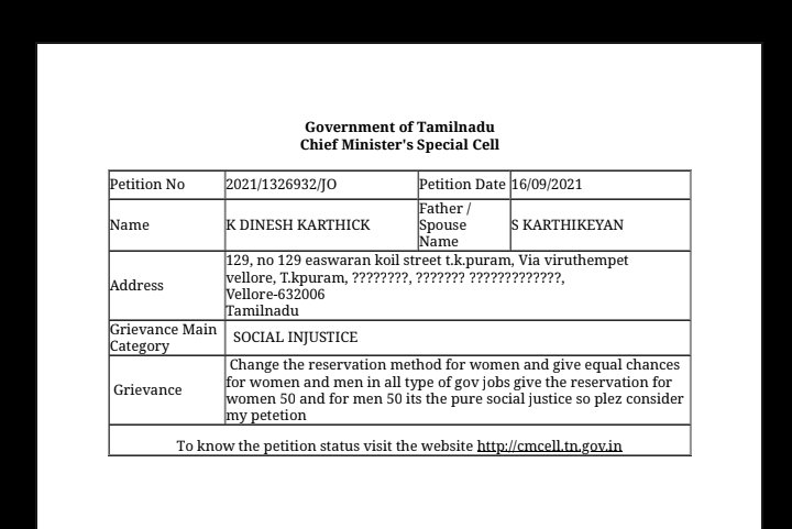 dineshzombi's tweet photo. #JusticeForMenInTNPSC 
#JusticeformeninTNPSCReservation 
Is this a social justice?
There is no social justice in tamilnadu.
@EPSTamilNadu @mkstalin @Udhaystalin @ptrmadurai @Anbil_Mahesh @ThanthiTV https://t.co/TGvcux7VC6