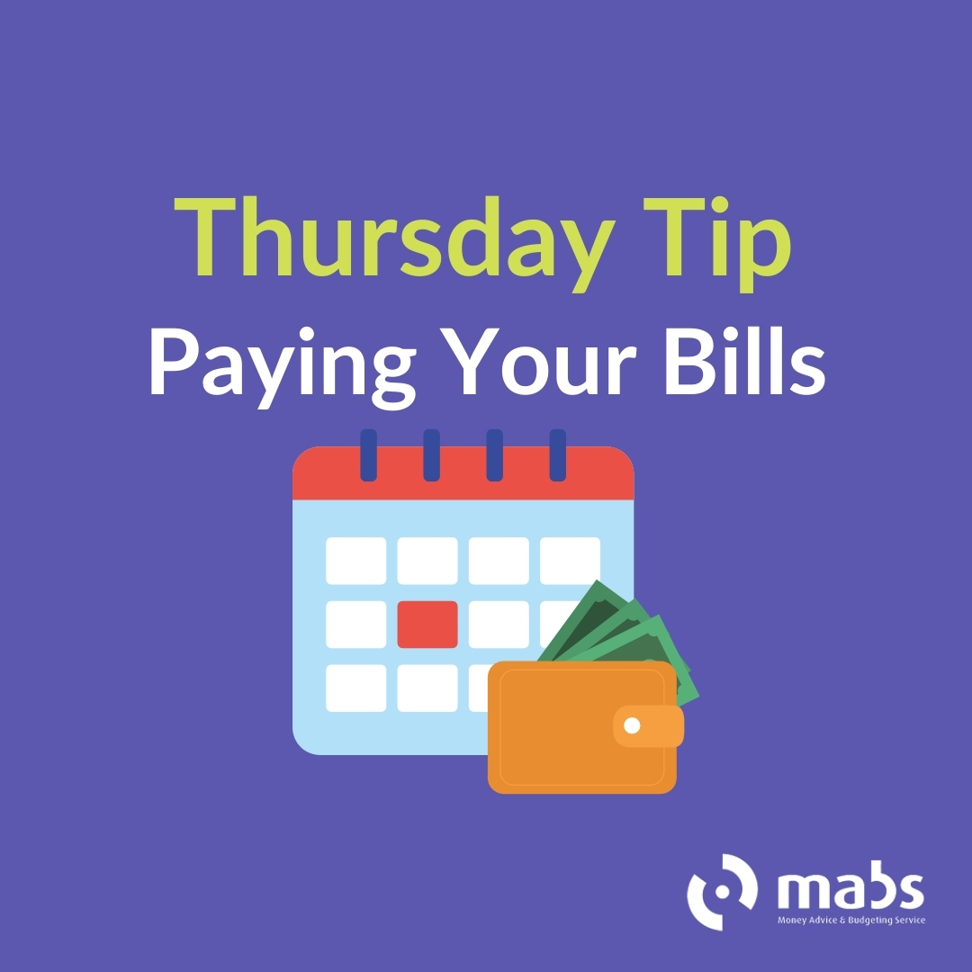 MABSinfo's tweet photo. This month, #MABS is providing our top tips on Paying Your Bills!

Once you have a budget, you need a system for paying bills - one that suits your needs. Let's take a look at three methods that could work for you 👇

Keep an eye out next week for more #TopsTips 👀 https://t.co/uLjDhF27Yi