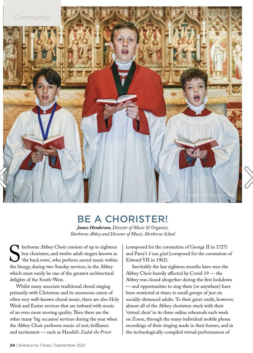 Sherborne Abbey Choir tweet media
