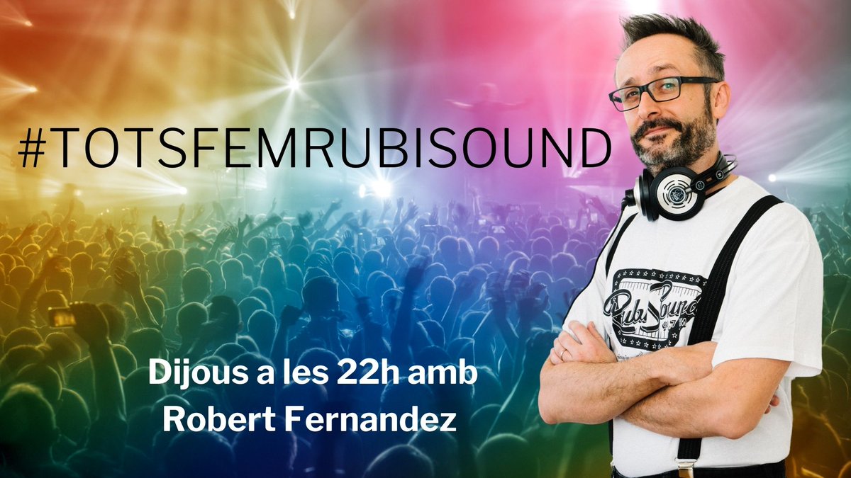 Bona nit. Avui torna un dels millor programes de @radiorubi997fm  L'històric <a href="/RubiSound/">RubiSound</a> et portarà cada setmana l'actualitat musical de #rubicity.
Avui, reestrena de luxe: amb <a href="/rogermargarit/">ROGER MARGARIT</a> i E. Heredia parlant de les jornades de jazz que es faran <a href="/AteneuRubi/">L'Ateneu de Rubí</a>