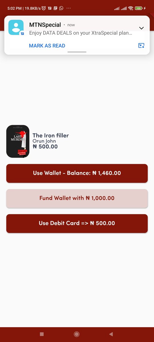 UgwumsinachiNn1's tweet image. Project is coming up well. Still need to add few more features and tune up.
#flutterdev #Flutter #ebookapp #flutterebookapp