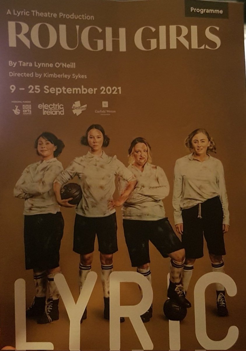 Delighted to have made my acting bow last night (well as an extra in the grandstand! 😂😂) in the wonderful play 'Rough Girls'.  The story of women's football in Ireland written by <a href="/TaraLynneONeil1/">TaraLynneONeill</a> at <a href="/LyricBelfast/">Lyric Theatre Belfast</a>. <a href="/ElectricIreland/">Electric Ireland</a>

<a href="/TurnerCate/">Kate Turner</a> <a href="/NoelKeenan83/">Noel Keenan</a> <a href="/IrishFATours/">Irish FA Tours</a>