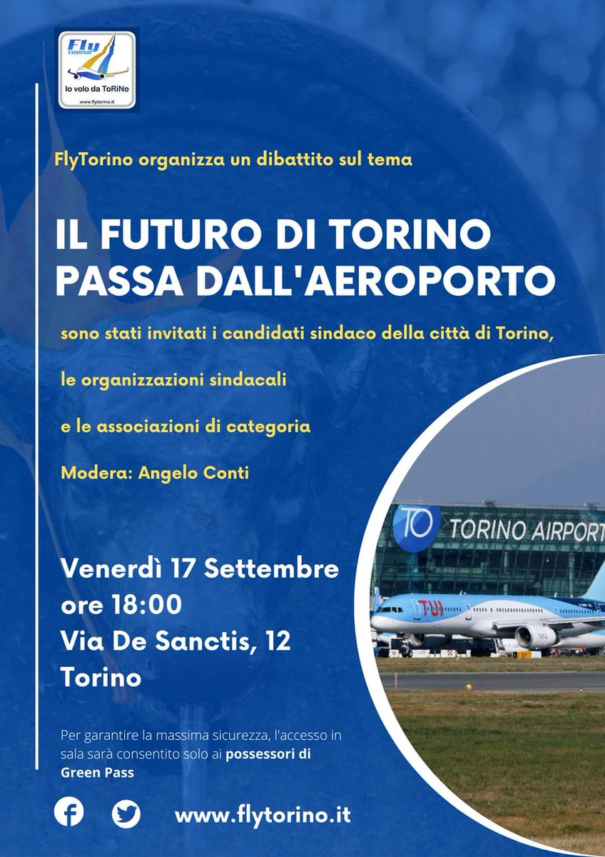 flytorino's tweet photo. Vi aspettiamo numerosi domani! https://t.co/bGMqgxPalY