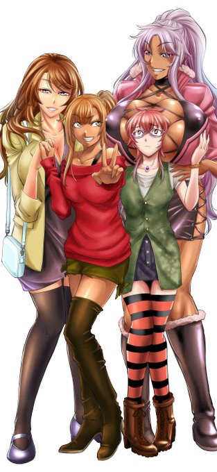 #コミッション #オリジナル #男の娘 #シーメール 以前描いたイラストのR18バージョンです。オイルプレイを意識して肌を塗りました 