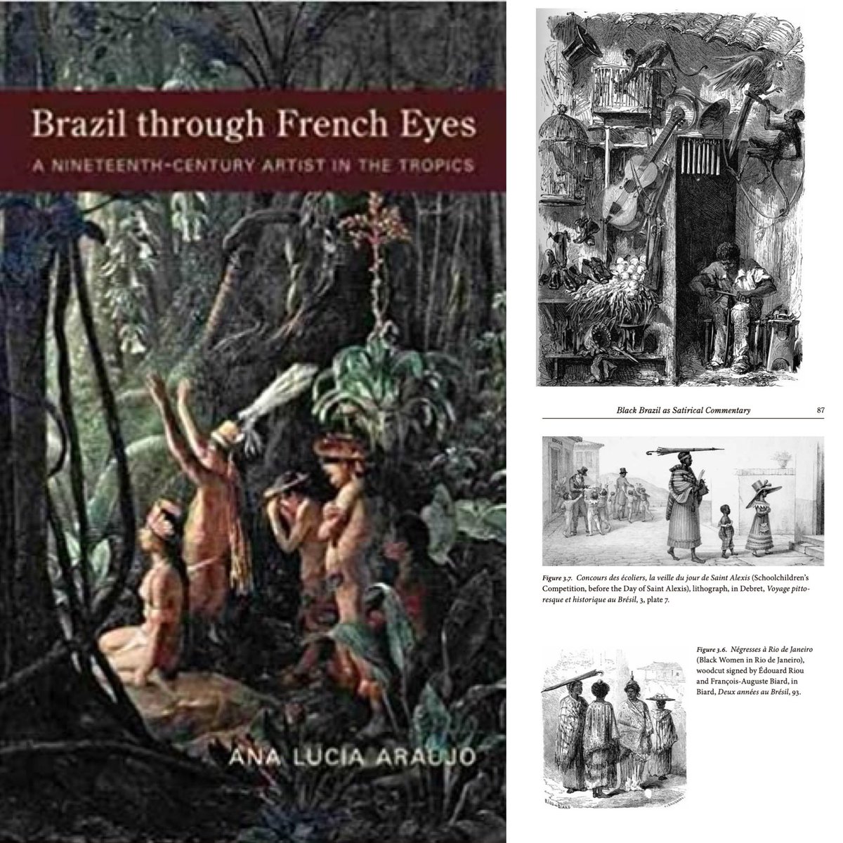 araujohistorian's tweet photo. 21 years ago today I started a PhD in Art History examining illustrations of nineteenth-century French travel accounts in Brazil. This was before getting a PhD in History. The book below is derived from that work. Art and visual culture continue to shape my work as a historian. https://t.co/6o0cNjD9S3