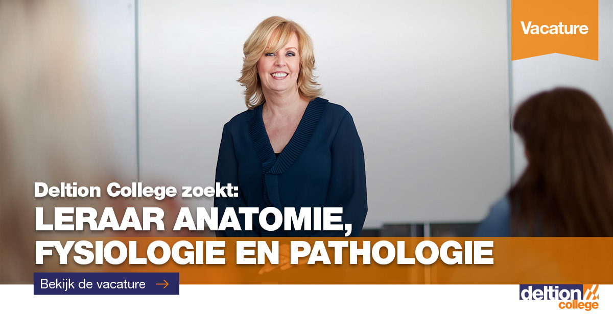 #Deltion is opzoek naar een #Leraar #Anatomie, #Fysiologie en #Pathologie voor 0,7 fte. deltion.nl/werken-bij-del… #mbo #vacature #Zwolle #onderwijs