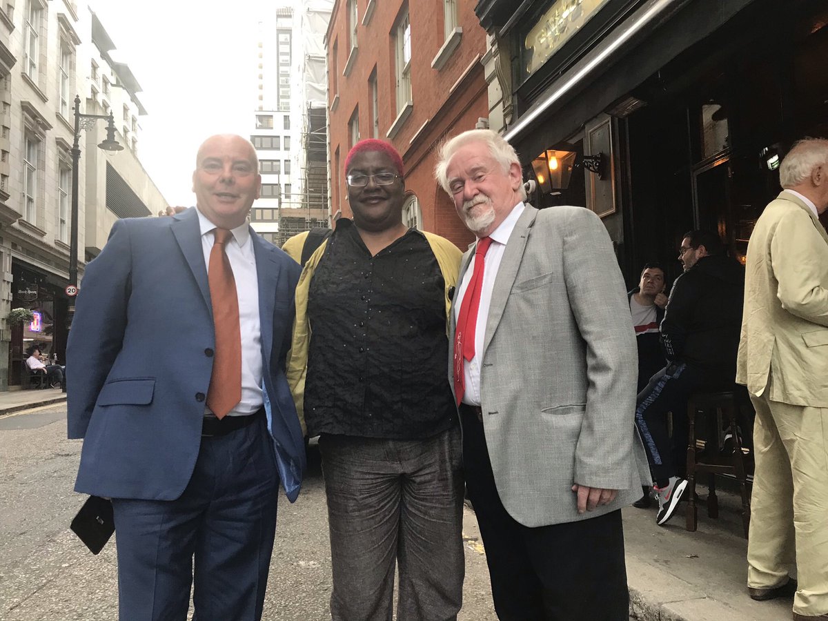 Shotsblog's tweet photo. For the fans of #GAWM (Getting Away With Murder) I had the delight of catching up with @shotsmagman & #MikeRipley yesterday evening as we met up to attend the launch of the latest @felix__francis new novel #Iced at the #CavalryAndGuardsClub https://t.co/8zYhwadSUC