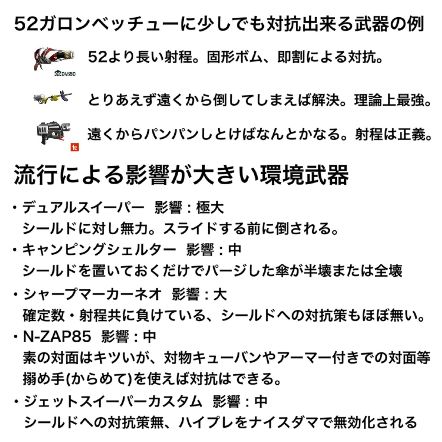 スプラトゥーン2 52ガロンベッチューが強すぎる理由が判明 攻略 スプラトゥーン3まとめｰスプラログ