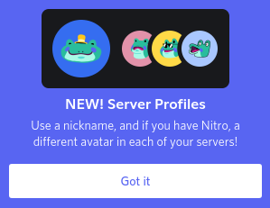 Server Profiles – Discord