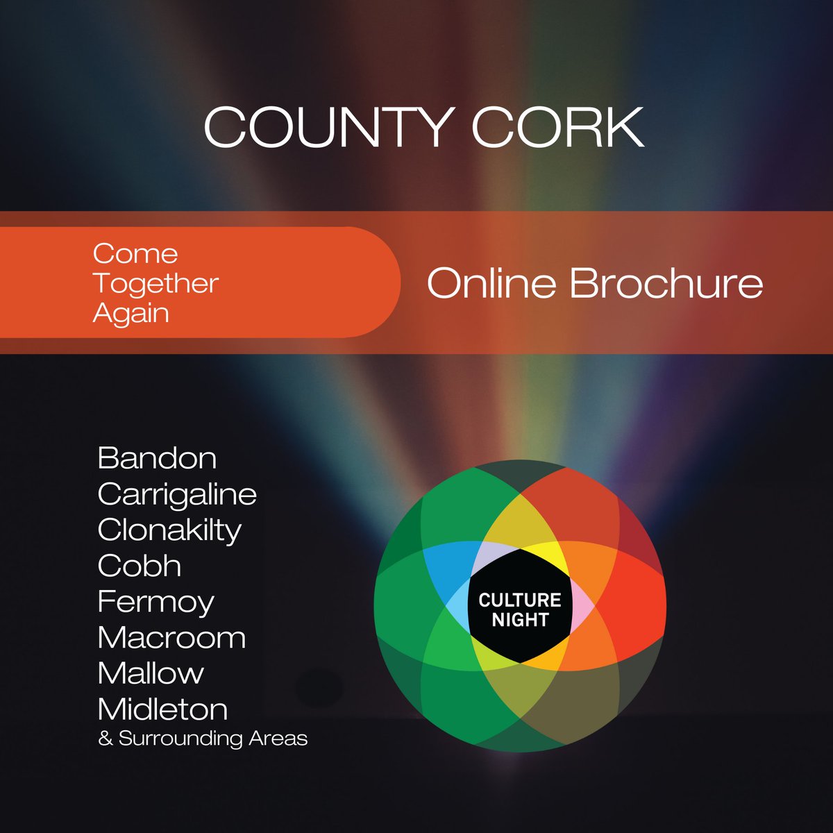 Corkcoco's tweet image. 📢Culture Night is back tomorrow Friday 17th September!

🎟️Be sure not to miss out on all of the events happening around the county!

📱This fantastic online brochure for the night is available at : bit.ly/3kh50Ro

#LLPPS #CultureNight
@DeptCulturelRL 
@CorkCountyArts