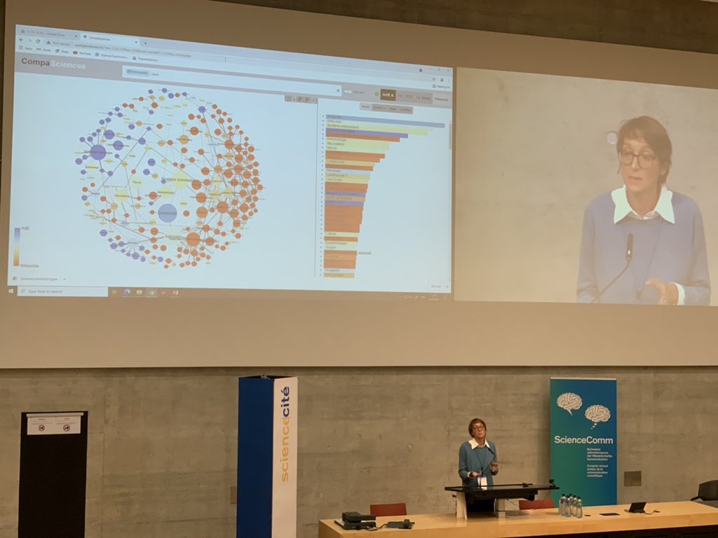 IMI_initiative's tweet image. Agathe Chevalier présente l’outil #CompaSciences pour contextualiser l’information et trouver des expert-e-s pour en parler #ScienceComm21