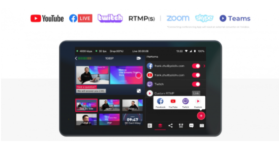 instalia_eu's tweet photo. https://t.co/i46B8CZVat
✅ Sistema de #Producción de #VídeoenDirecto TODO EN UNO no requiere elementos externos.
📌#SistemadeProducción de vídeo #YoloBox y #YoloBoxPro para transmitir en #StreamingenDirecto?
✅#SwitcherdeVideo #Instagram #FacebookLive #Twitch, …
✅ @SeeSound_ES https://t.co/5icQlsnKNT