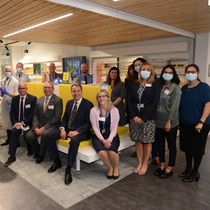 UWEBristol's tweet photo. 👓 | Delighted to invite West of England Metro Mayor (@votedannorris) to Glenside Campus yesterday to officially launch the School of Health and Social Wellbeing, alongside the new UWE Bristol Eye Clinic.