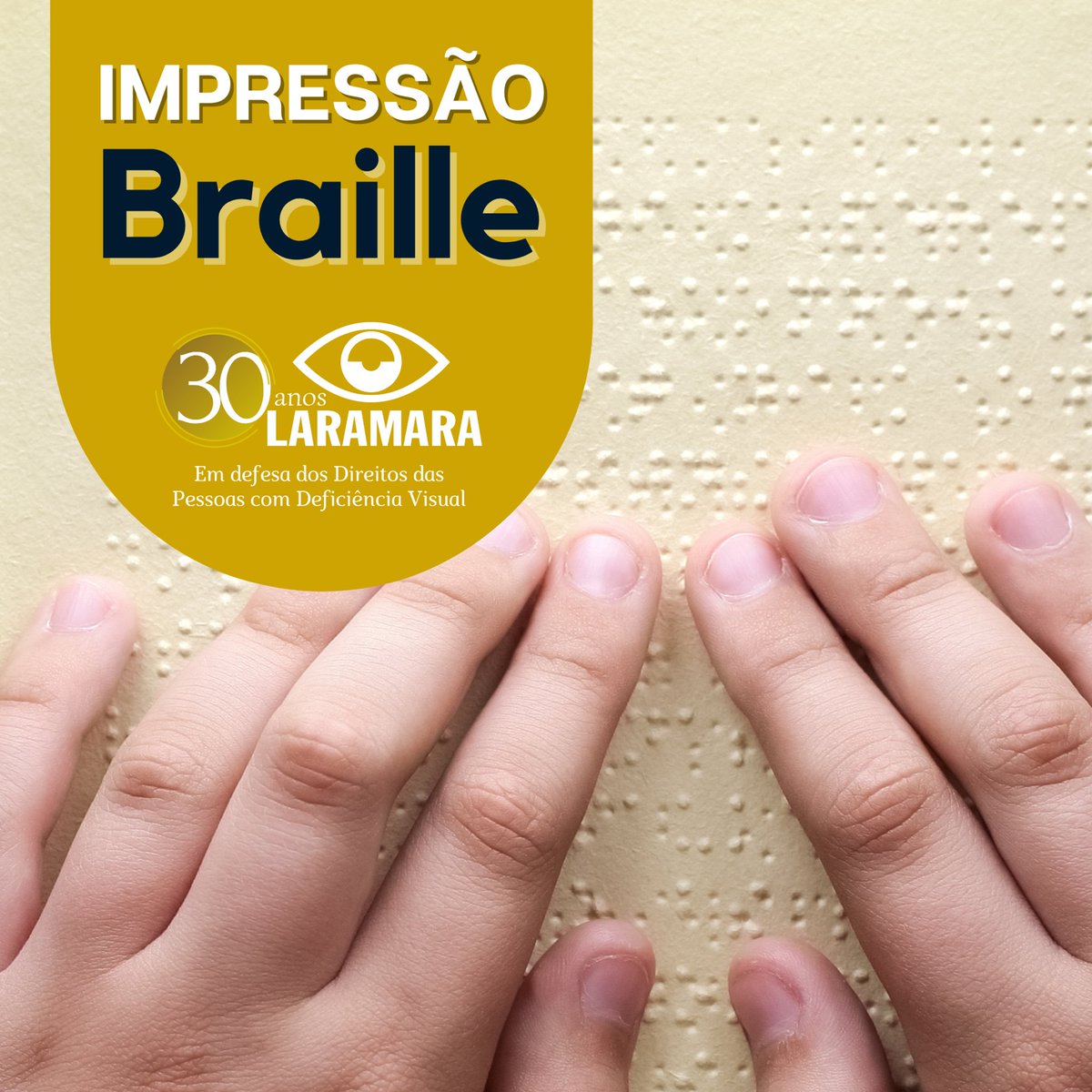 Impressão Braille na Laramara! 
Você pode solicitar impressos em Braille para a sua empresa ou estabelecimento, tudo para deixar seu negocio mais acessível e inclusivo.

Acesse:laramara.org.br/sustentabilida… e solicite seu orçamento.

#Laramara #impressao #acessibilidade #Braille