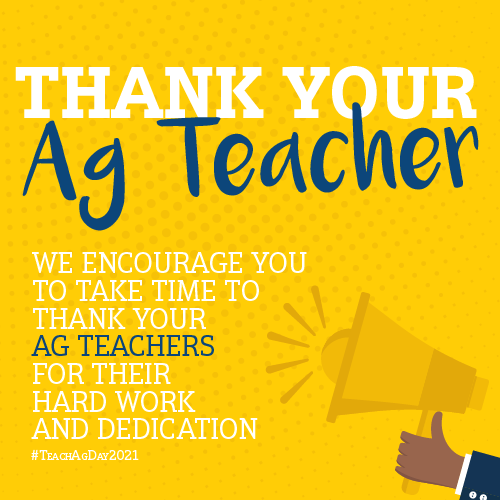 Happy National #TeachAg Day!

#TexasFFA