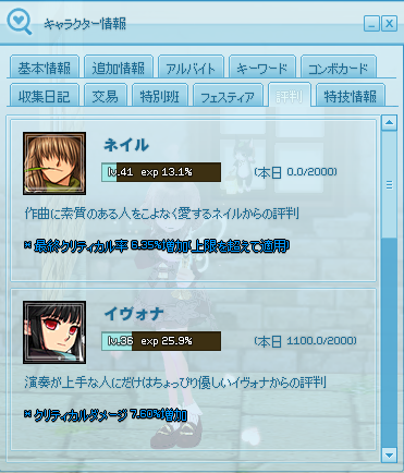 みーこ 9月は何かと忙しいから 帰宅してデイリーイベントやって演奏放置してる間に仮眠しておはようの毎日なんだけど イヴォナ終わってないから あと45分くらい放置 今日もギルドに祝福がありますよーに マビノギ T Co 571pdycnp5 Twitter