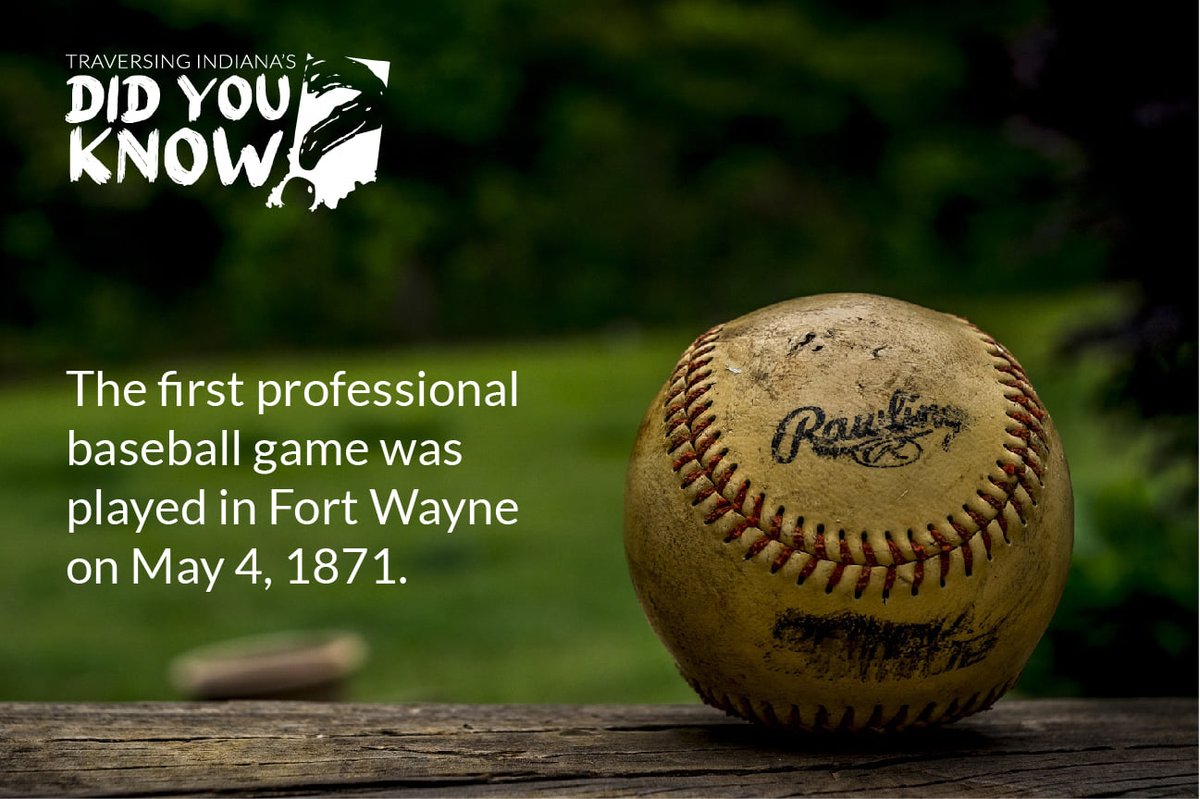 Welcome to Traversing Indiana's first "Did You Know?", where we post interesting quick facts about our awesome state!

With the MLB Playoffs starting October 5th, we thought this would be a great way to kick this off!
