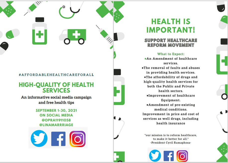 LinaMarriage's tweet photo. Add a voice!! Be part of the movement, let's promote high-quality drugs and health services
#healthcareReform https://t.co/5e6VbCcWoJ