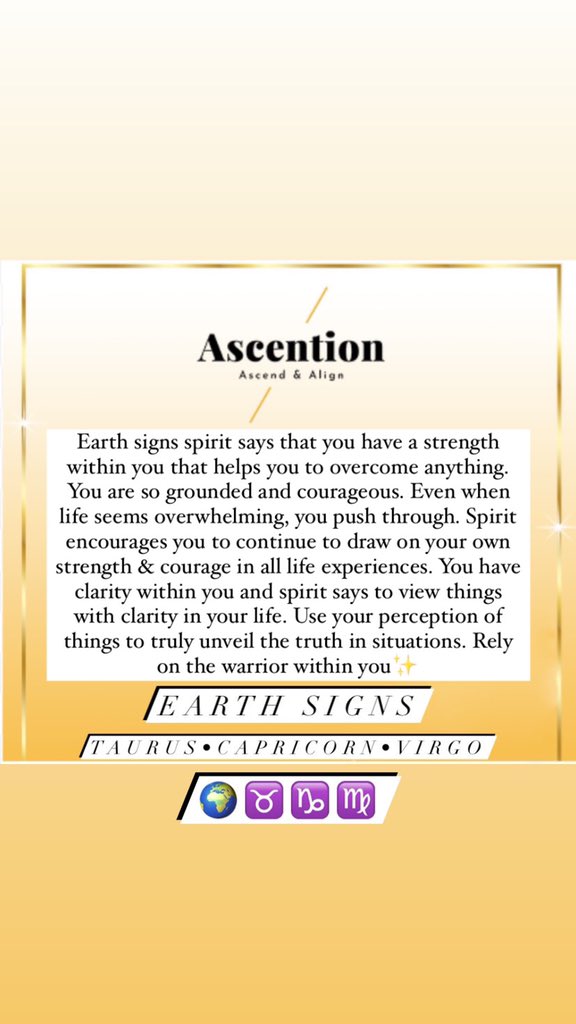 Tarot Thursday’s… Tap In ⚡️
 
Swipe left for Signs by Element:

 🌎 🌊 🌬 🔥 

A general collective elemental reading. This message may not resonate with all. Take what resonates and leave what doesn’t✨

#tarotspread #tarot #tarotdeck #tarotreading # tarotoftheday #tarotreaders