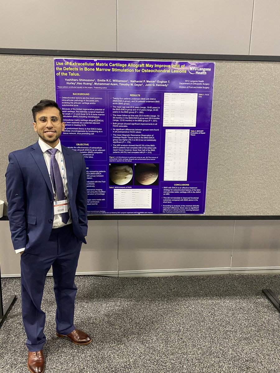 AlanSamsonov1's tweet photo. Having a great time so far at the Annual AOFAS Conference in Charlotte. Meeting new people and learning a lot! Excited for days 3&amp;4 #aofas2021 #orthotwitter @nyulangone @AOFAS @Nateecito https://t.co/qk9yjxAC9N
