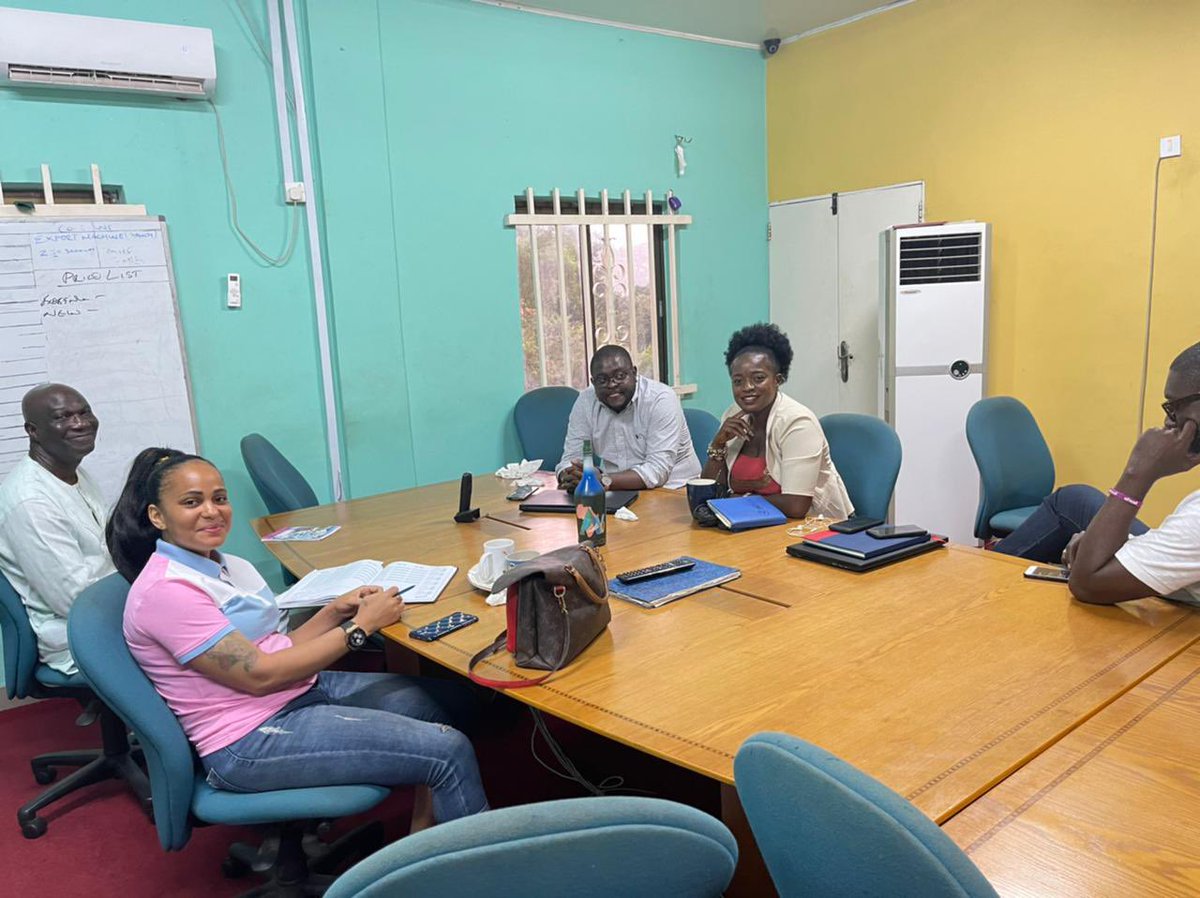Production/Planning meeting with Big Brother Liberia partners, AYVTV and Africell Sierra Leone Team at AYV Headquarters in Sierra Leone 🇸🇱.   Taking Liberia Entertainment International🇱🇷🙏 .