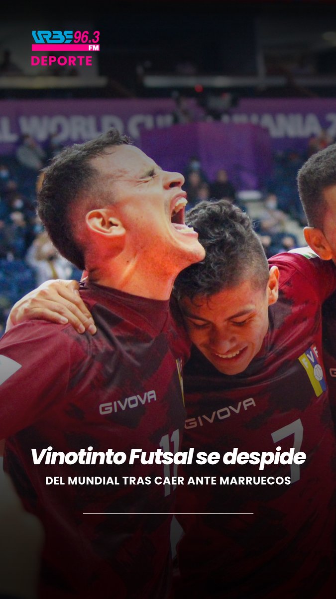 Vinotinto Futsal se despide del Mundial tras caer ante Marruecos urbe963fm.com/node/4614 

#urbenoticias  #23Sept #VinotintoFutsal