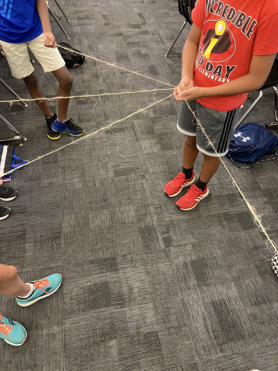 csinthemiddle's tweet image. Great feed back from my students: physically building a network really deepened their understanding. This was a CSP lesson from Code.org. I used it with 6th graders!