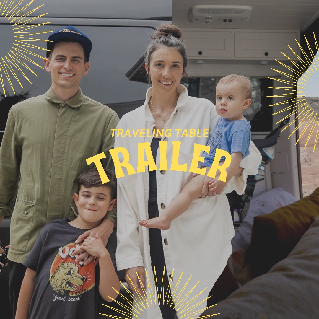 VAN LIFE WITH KIDS : Trailer  (Traveling Table) youtu.be/LThuFkpmu4U
