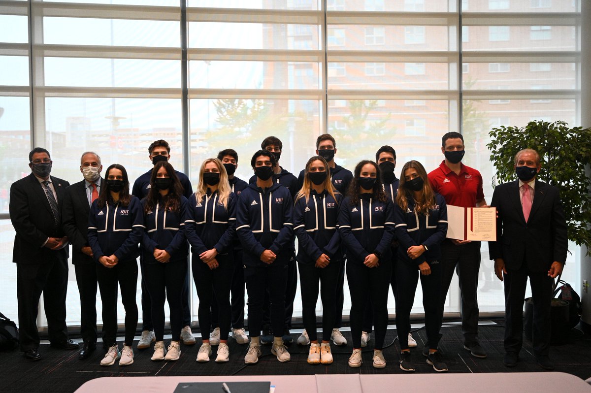 njitfencing's tweet image. Fencing Teams Recognized by @NJIT Board of Trustees for 4th-Place Finish at 2021 NCAA Fencing Championships.

🗞️ | bit.ly/3o5USNs