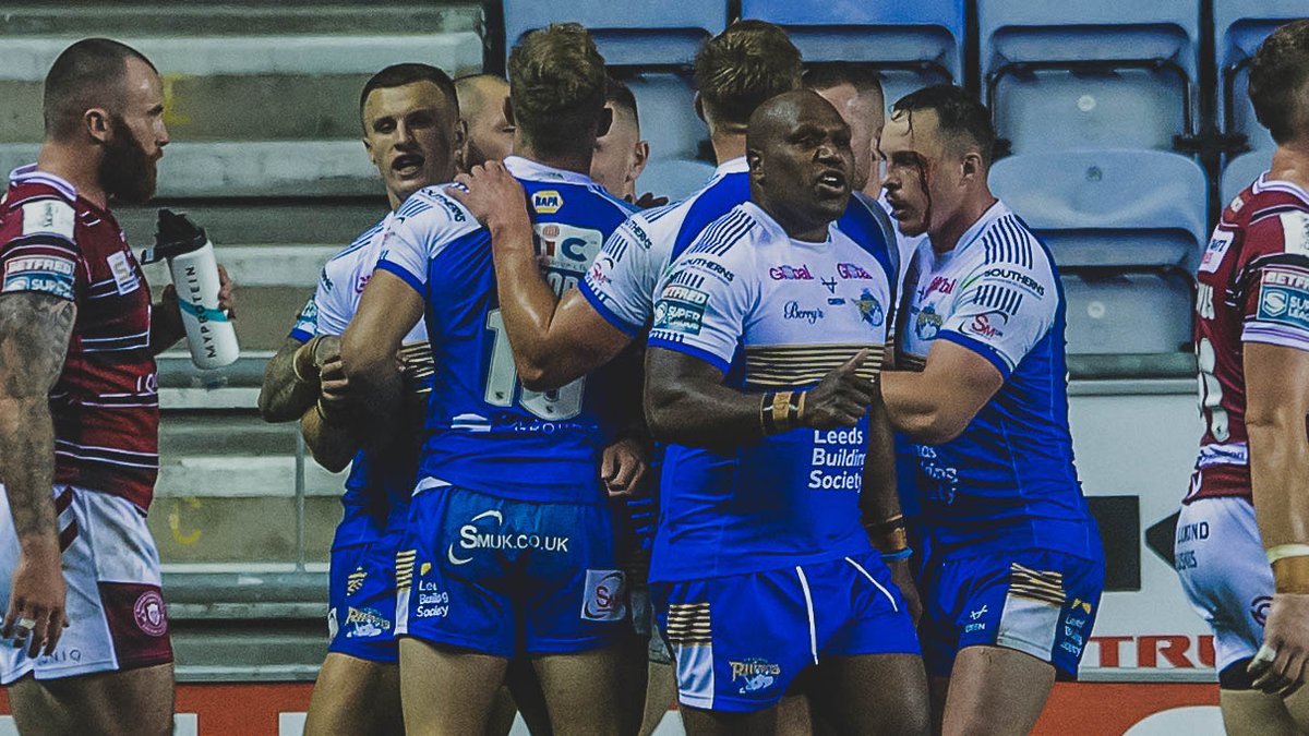 SuperLeague's tweet photo. The Rhinos hadn't won away at the Warriors in 8 years...

In Leeds' last 2 games there, they've nilled Wigan twice #SuperLeague #SLWigLee https://t.co/yvWsTQ0ofY