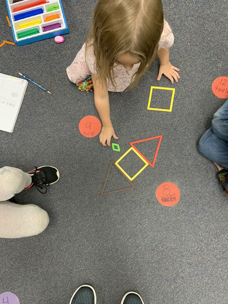 Learning about 2D shapes in first grade <a href="/WISDParmley/">Parmley Elementary</a> #parmleyproud