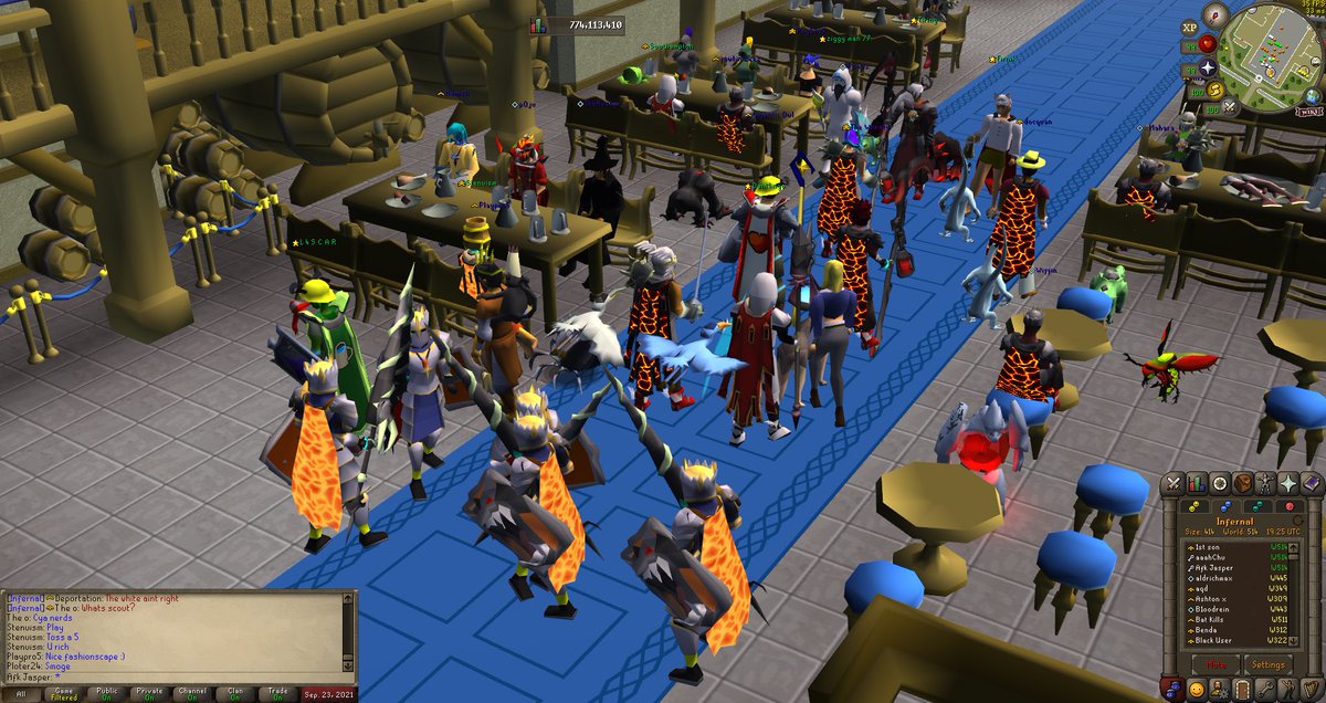 We have just hosted our very first Infernal Town Hall Meeting. Thank you to everyone who showed up. 

If you still have any questions about the clan let us know. Your opinion deserves to be heard!