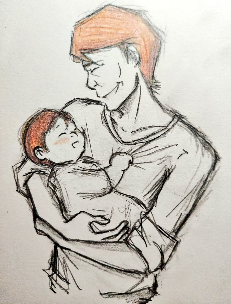 mer_1099's tweet photo. Ginger!baby too, their babies have all the possible combinations 🧡 :)
.
.
.
#TheOldGuard #comicsverse #omegaverse #TOG #TOGcomics #JoeNicky https://t.co/AzC3p6Xsp7