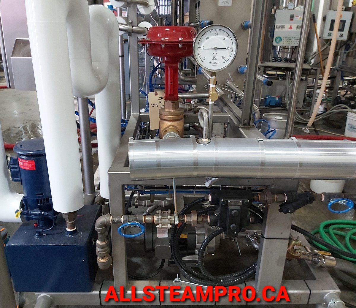 AllSteamPro's tweet image. Supply and install steam and condensate equipment for a pasteurizer unit at a major craft brewery in Toronto.
Contact us for any steam or condensate equipment requirement.
allsteampro.ca 
1-888-222-8670
#steam #boiler #brewery #allsteampro #condensate