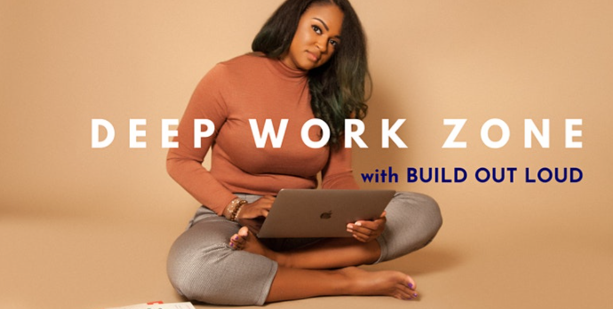 build_out_loud's tweet photo. Got THINGS to do?
Need TIME to get things done?
Want an accountability team to 📣you on?
Come to #DeepWorkZone: a dedicated time for Black women to get stuff done! ✅
Tues. Sept. 28, 6-8pm EST via Zoom.
https://t.co/iJ9Z1k8uXt https://t.co/pbodL9r3qb