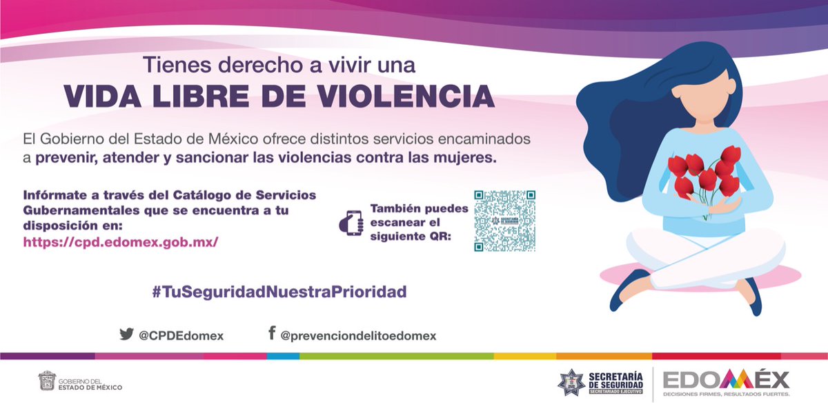 dbg_epoem's tweet photo. #TuSeguridadNuestraPrioridad 
Conoce el Catálogo de Servicios Gubernamentales, donde podrás encontrar información para prevenir y atender la violencia contra la mujer.
Ingresa a la página: https://t.co/TBxoyO1cy1
¡Vive una vida libre de violencia!
@CPDedomex https://t.co/HUA4gI9J7W