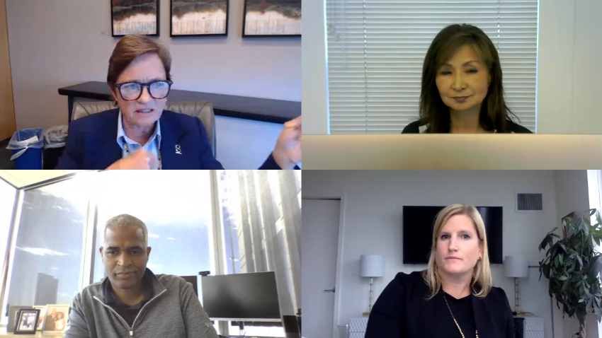 CouncilInstInv's tweet photo. We close day 2 of #CIIFall21 with a dynamic discussion between Amelia Fawcett of @StateStreet, Claudia Fan Munce of @BankoftheWest, Martin Nesbitt of @AmericanAir and moderator Catherine Winner of @GoldmanSachs on "Board Oversight of Diversity & Inclusion" #DEI #CorpGov https://t.co/LOQ50hBg4P