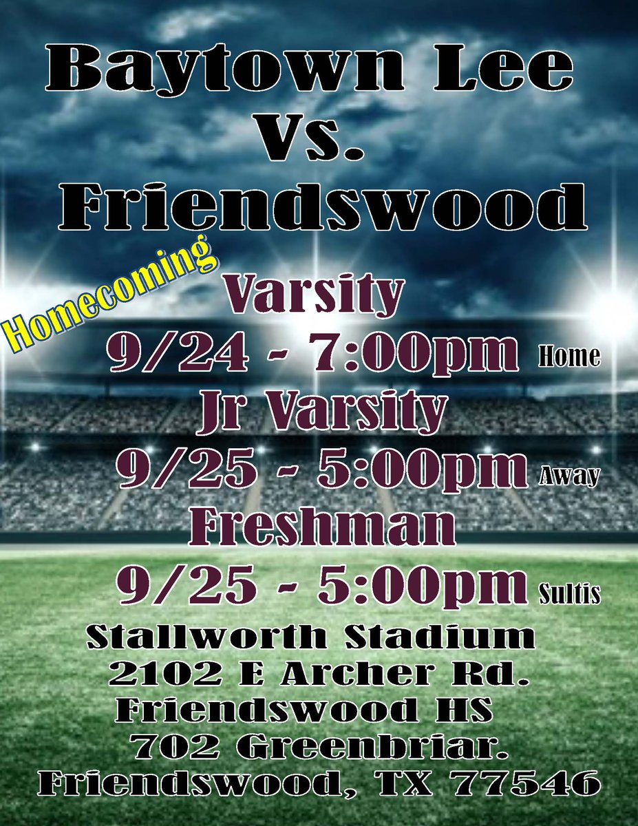 Baytown Lee High School (@rel_ganders) on Twitter photo 