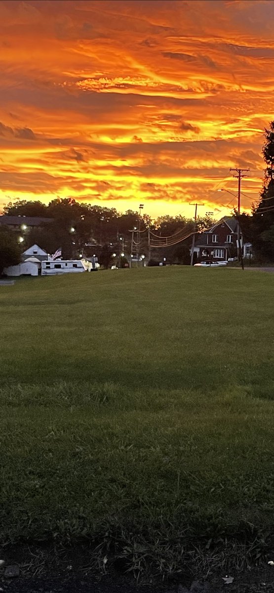 SShawnmitchell7's tweet photo. ⁦@NewsChannel9⁩ “Sunrise over Solvay” https://t.co/MggU7EXgNT