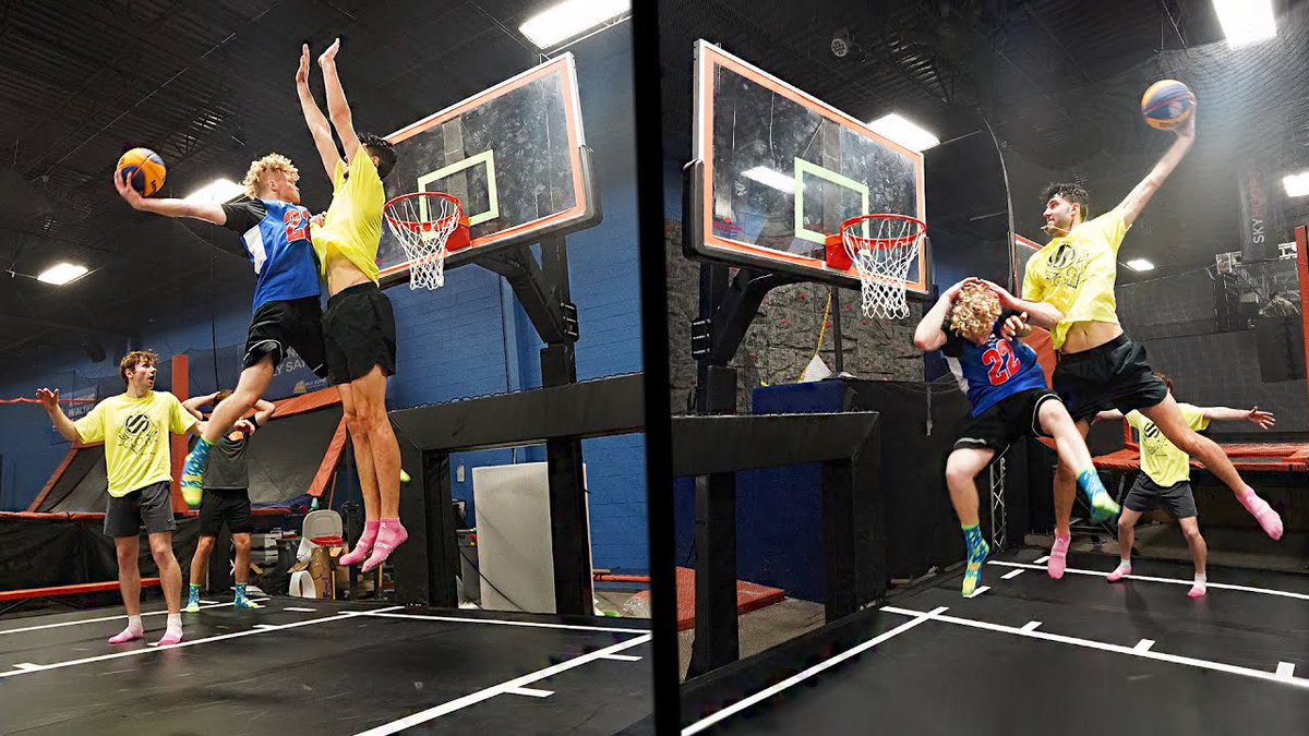 Rule0021's tweet photo. Sky Zone Trampoline Park. And I already have the marketing slogan.

“As a golfer, I go to Sky Zone so that I can feel like a real D-1 athlete on one of these bad boys”: https://t.co/zayxORWm59