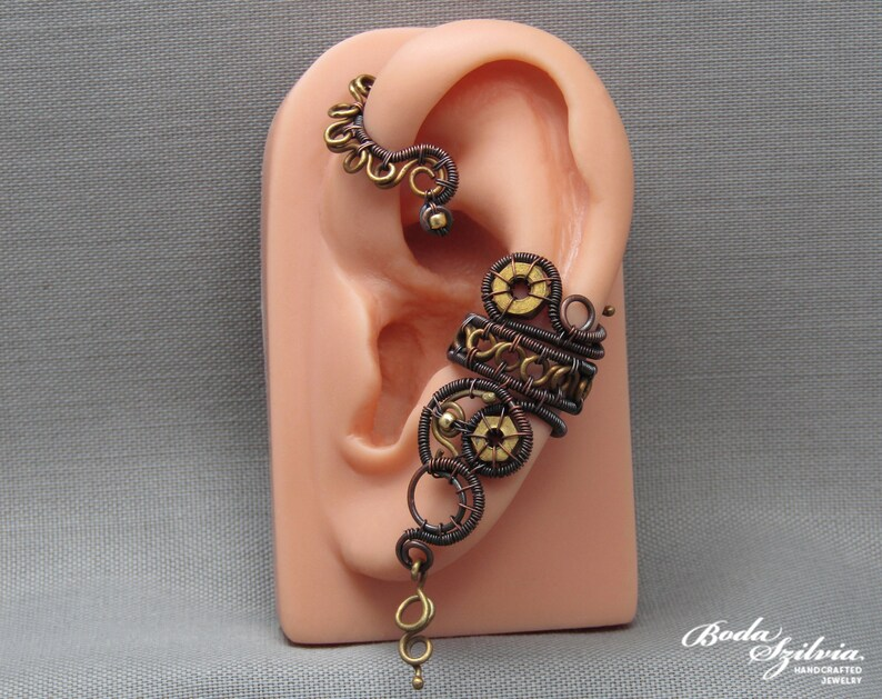 bodaszilvia's tweet photo. And one more: my last new piece of #jewelry, a #steampunk #earwrap for this week — tomorrow I'll have a new mini painting! 😊

#etsy #etsyshop #jewellery #jewelrydesigner #wirewrapped #wirewrap #handmadejewellery #handmadejewelry #handmade #etsyhandmade

https://t.co/dkhEFxVTBO https://t.co/8sHKMRg3x7
