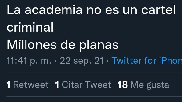 DieBart_Die's tweet photo. Que deje de comportarse como mafia siciliana entonces https://t.co/7rpFwt3Q8G
