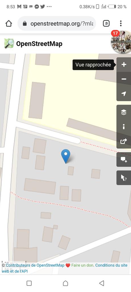 Bido 🇧🇯🌍 (@marckpossou96) on Twitter photo La géolocalisation c'est un truc de ouf ! Je viens d'uploadé ma position vers <a href="/openstreetmap/">OpenStreetMap</a> via <a href="/osmtracker/">OSMTracker</a> ♥️
#mapper
#Benin
#oueme La géolocalisation c'est un truc de ouf ! Je viens d'uploadé ma position vers <a href="/openstreetmap/">OpenStreetMap</a> via <a href="/osmtracker/">OSMTracker</a> ♥️
#mapper
#Benin
#oueme