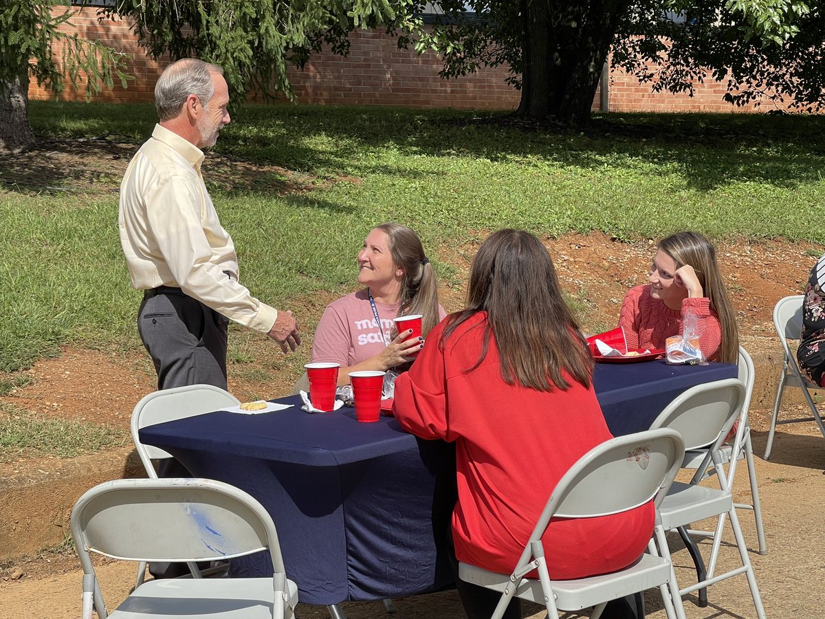 What a day celebrating our teachers/ staff for earning a TVASS Level 5!Thank you to <a href="/MYMIX1041/">MIX 104.1 WCLE</a> for our air time! Also, to <a href="/stevenshelton/">Steven Shelton</a> for providing an amazing barbecue lunch(smoked by Richie King class of 95/All State FB) to our school! The surprise visit by <a href="/MayorGaryDavis/">Mayor D. Gary Davis</a>.