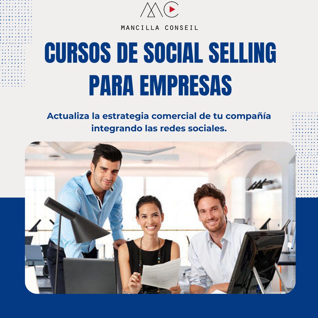 CCIFranMex's tweet photo. Cursos personalizados de venta digital para tu empresa.

Nuestro socio @MancillaConseil ofrece capacitación a tus equipos comerciales al #SocialSelling, la metodología que permitirá impulsar la #marcapersonal de los vendedores para obtener más ventas.

🔗https://t.co/tgGFc5BR4N https://t.co/1nW8UZjGpM