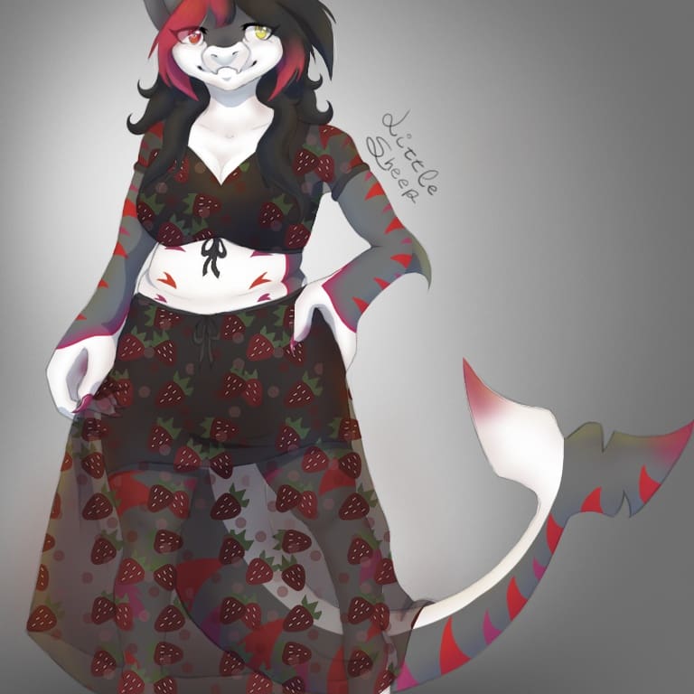 Little_SheepS2's tweet photo. Essa oc linda pertence a 🦈Cherry Izunie 🍒 
Link do amino dela: https://t.co/OW6wor26Yh https://t.co/33bg5sfEdx