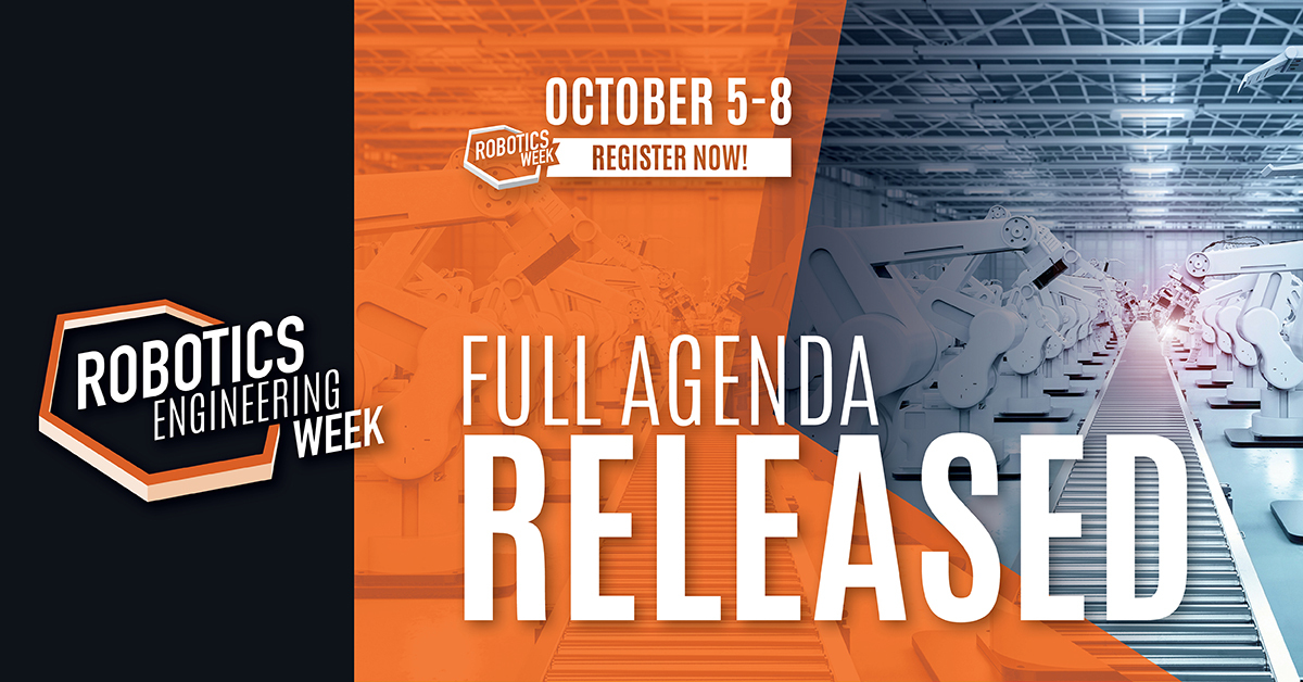 AW_Robotics's tweet image. #RoboticsEngineering week begins on October 5th. View the full schedule now and save a seat for your favorite sessions: bit.ly/36L8lAs
#roboticsdevelopment #roboticssolutions #robotics #manufacturing #sensingsystems #roboticssystems #motioncontrol #healthcarerobotics