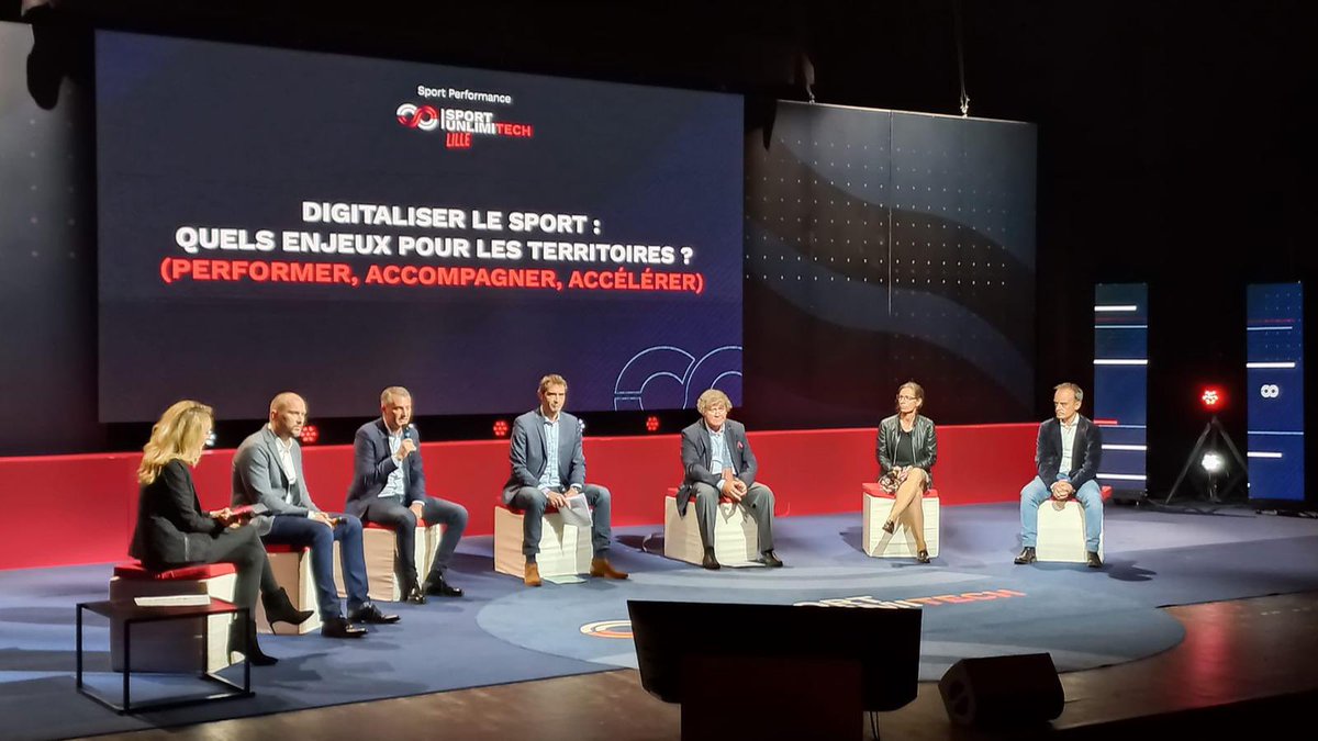 Très heureux d’avoir pris part aujourd’hui au #SportUnlimitech tour Lille pour parler sportech, innovation, territoire… bref pour parler d’avenir et de relance ! C’est l’ADN de notre communauté #lesmeneurs : ces 55 clubs français qui partout en France pensent le sport de demain.