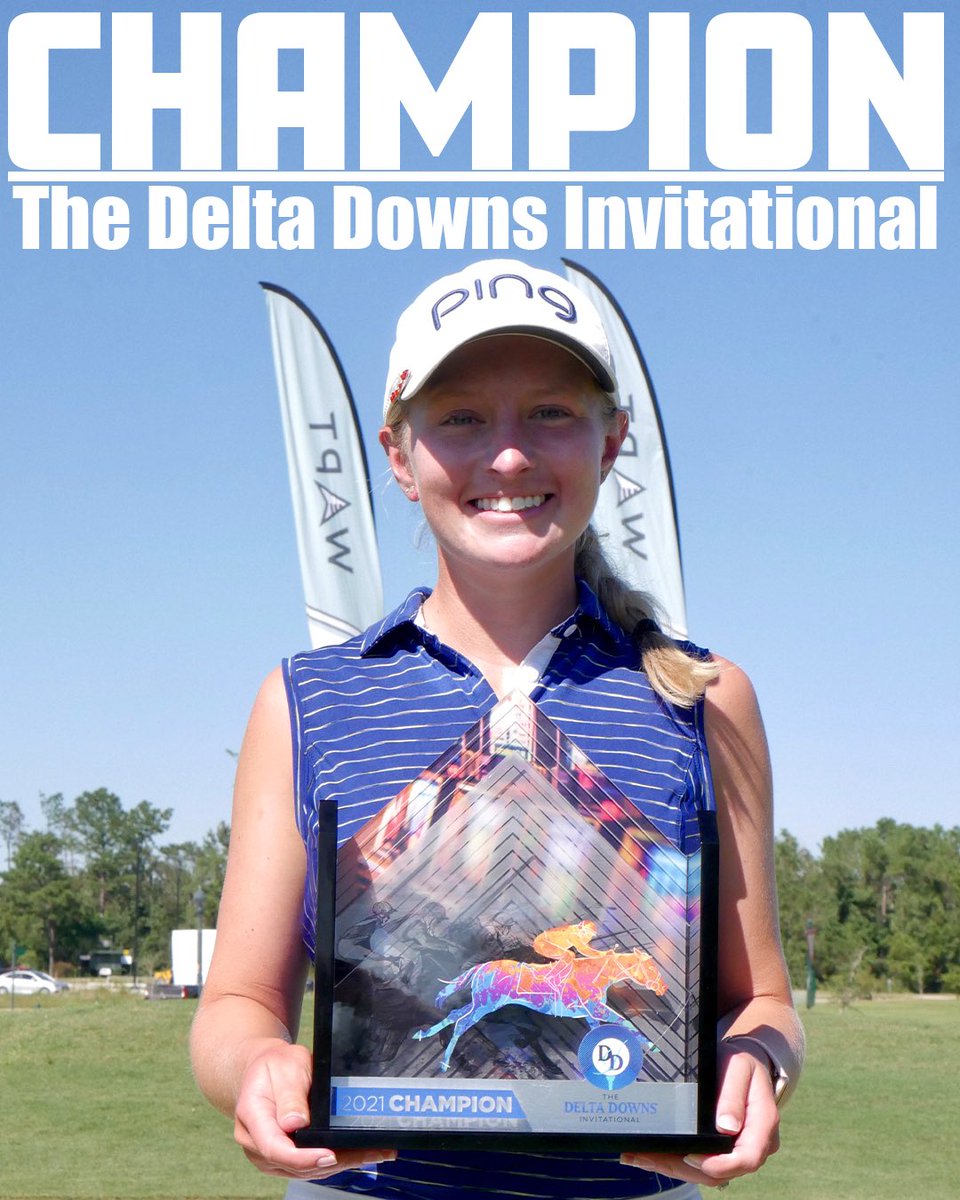 ANNIKA Women's All Pro Tour (@womenallprotour) on Twitter photo Make it two in a row for <a href="/KaitlynPapp/">Kaitlyn Papp Budde</a> 🏆🏆
The 2021 Delta Downs Invitational Champion has had quite the 2021 season!
Papp’s 4 starts on the WAPT in 2021:
T3
T4
1
1
#WAPT | #DeltaDownsInvitational Make it two in a row for <a href="/KaitlynPapp/">Kaitlyn Papp Budde</a> 🏆🏆
The 2021 Delta Downs Invitational Champion has had quite the 2021 season!
Papp’s 4 starts on the WAPT in 2021:
T3
T4
1
1
#WAPT | #DeltaDownsInvitational